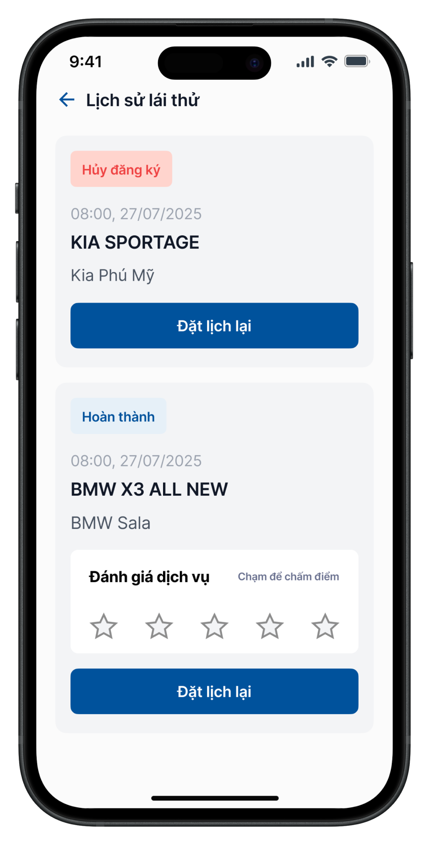 Popup sao đánh giá